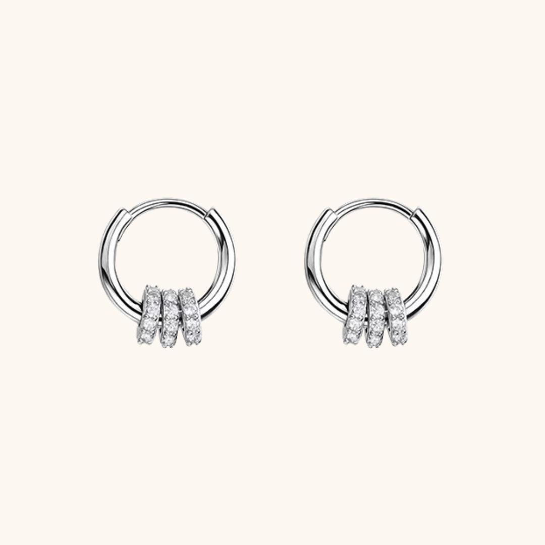 Circa Hoop Huggie Earrings
