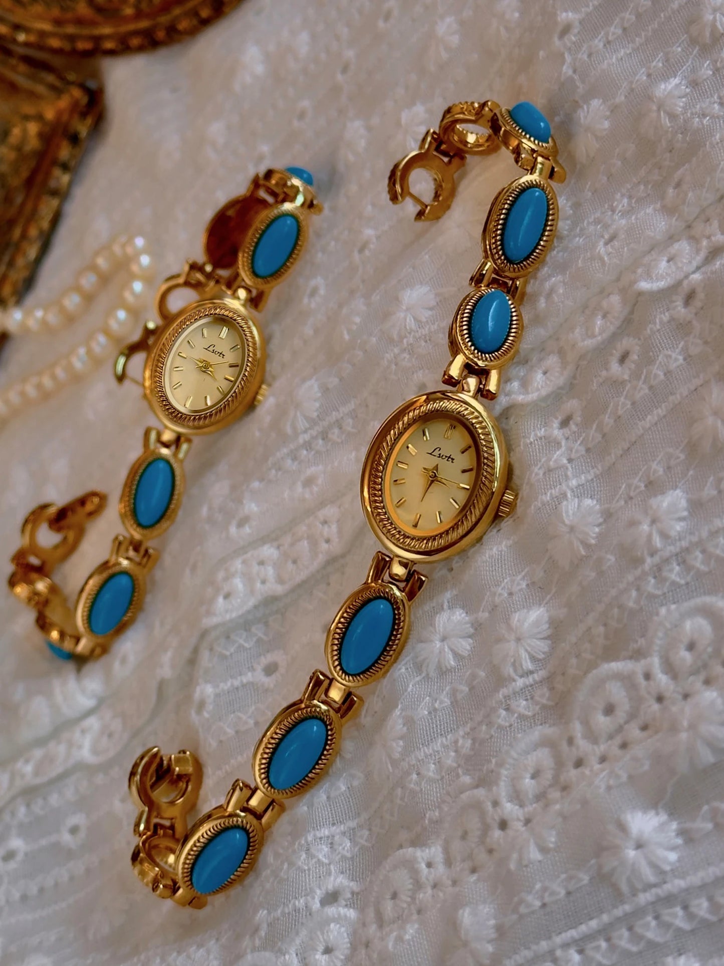 Azure Oval Watch