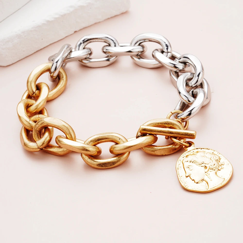 Athena Coin Bracelet
