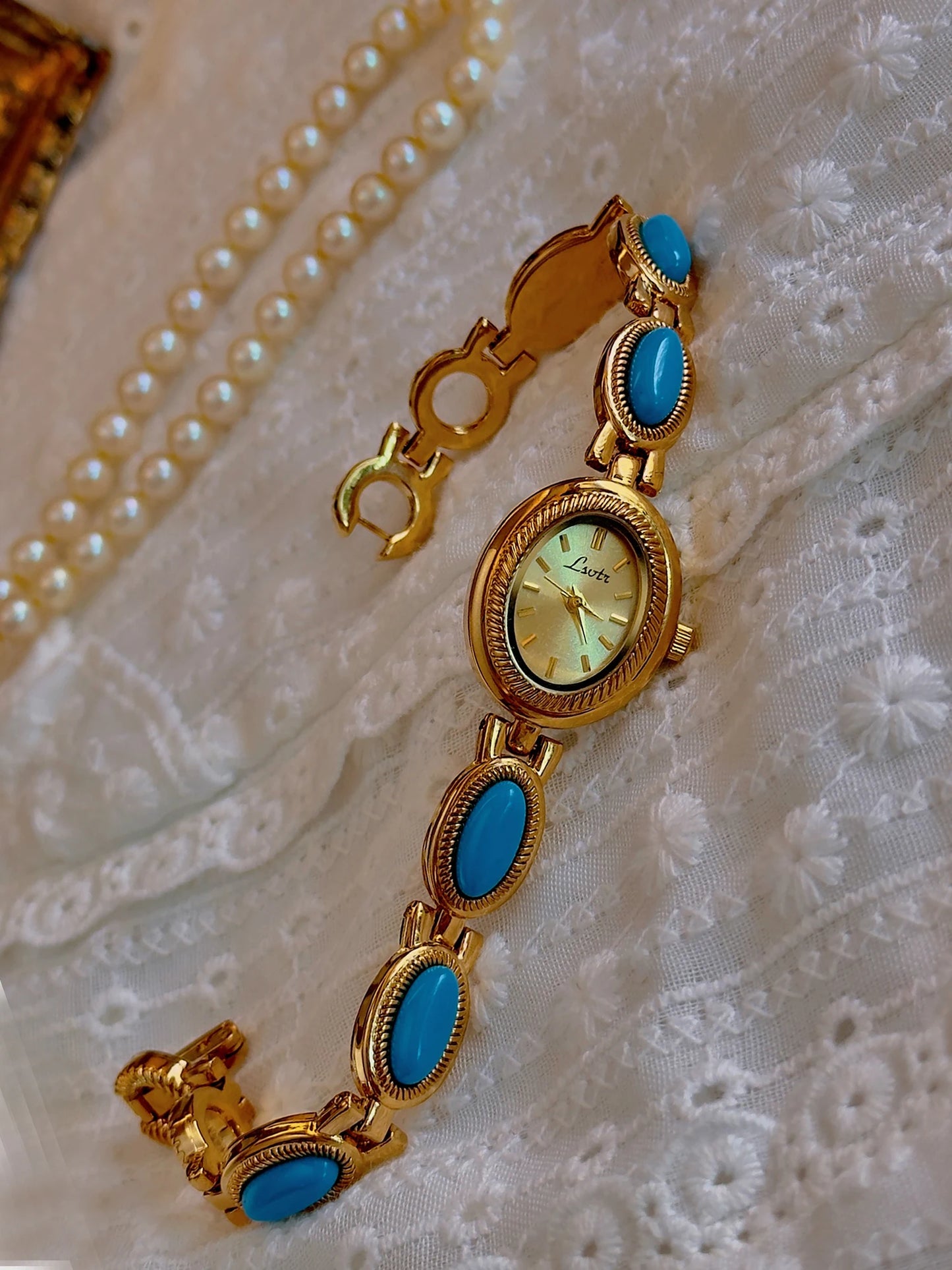 Azure Oval Watch