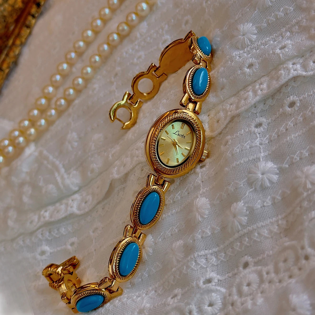 Azure Oval Watch
